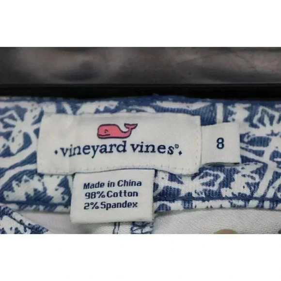 Vineyard Vines Stamped Denim Straight Jeans-Size 8 - Picture 3 of 9
